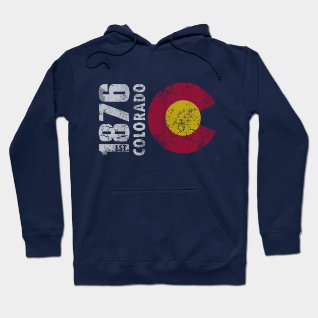 1876 Colorado Vintage Fade Hoodie by E